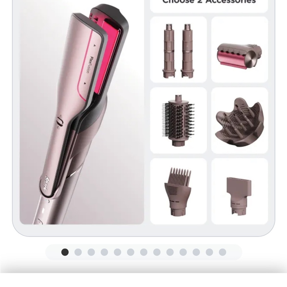 Shark® FlexFusion™ with Auto Wrap Curlers, Oval Brush, and Air Straightener